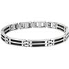 LOTUS STYLE Bracciale Uomo Men in Black Acciaio Nero Ref LS1800-2/1, 21.5 centimeters, Acciaio inossidabile, Nessuna gemma, 21.5 centimeters, Acciaio inossidabile, Nessuna pietra preziosa