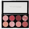 Revolution Beauty London Revolution, Ultra Blush Palette, 8 Tonalità di Blush Shimmer e Matte, Formula in Polvere Facile da Sfumare, Vegan & Cruelty-Free, Sunset Burst, 1.6g