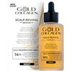 GOLD COLLAGEN Scalp Revival - Siero Notte per Crescita Capelli e Anticaduta Capelli Donna con Acido Ialuronico, Cheratina per Capelli ed Estratti Naturali - Olio Capelli Fragili e Sfibrati, 100 ml