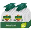 Palmolive Sapone Liquido Mani Latte e Mandorla Confezione da 12 x 300 ml | detergente idratante per le mani | ingredienti al 96% di origine naturale* | 95% con formula biodegradabile