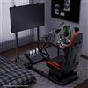 Hottoby Cabina Sim Racing con Sedile e Supporto TV per Logitech G920 Fanatec