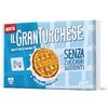 Colussi Il GranTurchese Senza Zuccheri Aggiunti - Biscotti Frollini con Buchi, Farina Italiana, Packaging con Carta Certificata FSC da 340g, 6 Confezioni Salvafreschezza