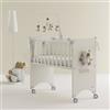 Nanan Letto Co Sleeping Puccio Azzurro Con Materasso Piumone e Paracolpi