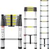 ZENITH Scala Telescopica Multiuso 2,6 Metri in Alluminio - Portata 150 kg per Fai da Te ed Edilizia