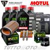 Motul - Hiflo - NGK - Braking Tagliando TRIUMPH BONNEVILLE 800 2001-2004 / Olio Motul 5100 + Kit Completo