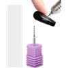 Generic Punte per trapano per unghie, accessorio per punzonatura, punta in acciaio al tungsteno, per unghie, casa, donne, principianti, fai da te, arte professionale