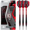 Harrows Ace Set di Freccette con Punta Morbida in Ottone e Gomma da 16 e 18 g - Include Aste Supergrip, Alette Micron Marathon e Pratica Custodia da Viaggio - Set da 10 Pezzi (18g)