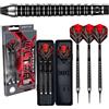 Harrows Set di Freccette SUPERGRIP Ultra 90% tungsteno con Punta Morbida. Disponibile in 18g, 21g, 22g - Include aste in Carbonio Supergrip, Alette Supergrip e Custodia da Viaggio (22g)