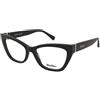 Max Mara MM5228 001 | Occhiali da Vista Graduati | Prova Online | Plastica | Cat Eye | Nero | Adrialenti