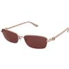 Guess GU00290 32S | Occhiali da Sole Graduati o Non Graduati | Metallo | Rettangolari | Oro | Adrialenti