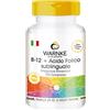 WARNKE VITALSTOFFE B-12 + acido folico sublinguale - 100 compresse con acerola di produzione propria - altamente dosato, vegano | Warnke Vitalstoffe - Qualità da farmacia tedesca