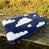 VetBedding Vet bed ProFleece bedding Nuvole Grandi & Piccole Notte 100 x 75