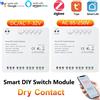 Tuya Modulo RelÃ¨ a Contatto Pulito Smart Zigbee ed RF433 con 4 Canali