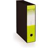 Q-Connect Registratore protocollo con custodia TOPToo Plus by Q-Connect dorso 8 cm - 28,5x35 cm - verde chiaro - 0201043/P.VC - F09752