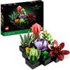LEGO Botanicals Piante Grasse Artificiali - Set Da Collezione Con 9 Piccole Piante Da