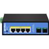 EET Europarts Ernitec 4 porte 1000Mbps industriale