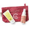 Cleumé Cosmetics Pochette solari 2026 Spray protettivo SPF50 e crema viso SPF50+ TRAVEL