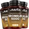 Oravita Bromelin 5000 GDU Bromelina Forte Drenante 3 pz Capsule