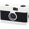 VBESTLIFE Fotocamera a Pellicola da 35 Mm, Stile Vintage, Riutilizzabile, con Flash Integrato, Ideale per la Fotografia di Viaggio e per Catturare Foto in Stile retrò. (WHITE)