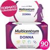 HALEON ITALY Multicentrum Donna Integratore Multivitaminico Completo Per Donne Fino Ai 50 Anni - Formato Convenienza 90 Compresse
