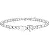 Aretas Braccialetto con iniziale per donne e ragazze, in argento S925, con ciondolo a forma di cuore dalla A alla Z, regalo di Natale e di compleanno per ragazze, figlia, sorella, amici, gioielli, 17+