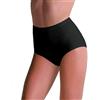 Cotonella 6 Pezzi Slip Donna L'Altra 3941 Maxi in Cotone Bielastico, Nero 7/3XL