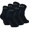 Caterpillar Quarter Socks 6 Paia Calzini da Lavoro Uomo, altezza sopra la caviglia, Rinforzate su Punta e Tallone, Cotone di ottima qualità (Blu, 39-42)
