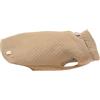 Record - Impermeabile per Cani Brandy. Cappotto con chiusura con Velcro ed Elastici Regolabili per Zampe. Cappottino invernale per cani caldo e comodo | Beige, S, Lunghezza dorso 35 cm