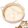 Vhjlfig Cuccia per gatti a ciambella, letti per gatti di casa | antigraffio per dormire tranquillo per gattini e cani di piccola taglia per la casa per interni ed esterni