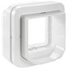SureFlap Gattaiola con Lettore Microchip DualScan SureFlap Sure Petcare, compat. Targhetta RFID e Microchip, azion. a Un Pulsante, Install. su Porte, finestre, pareti, Bianco, Rich. 4 batterie AA (Non incl)