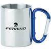 Ferrino Tazza Inox con moschettone, Silver