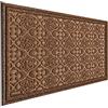 MAT 7-BANQUET Outdoor Mats for Front Door 36 x 24 inch Large Floor Outside Entrance Welcome Exterior Entry Waterproof All-Season All-Weather Rug Mud Trapper Natural Rubber Heavy Duty Entryway Brown