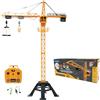 Lexibook, Crosslander® Pro, Gru RC, Gru gigante telecomandata, Altezza 1,28 m, Solleva fino a 500g, Multidirezionale, Effetti sonori e luminosi, Gialla, RCP35