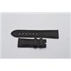 Officine Panerai Bracciale in Pelle Nero 25MM, Doppia Chiusura 20MM 25-20MM