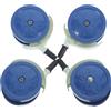 4 Pcs Accessori Passeggino Ruote Per Girello Di Ricambio Deambulatore Seduto