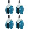 4 Pcs Accessori Passeggino Ruote Walker Silenziose Ruota Per Girello