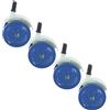 4 Pcs Accessori Passeggino Ruote Per Girello Di Ricambio Deambulatore Seduto