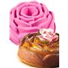Pavoni - Pavonidea Stampo per torta a forma di Rosa in silicone (professionale !)