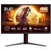 AOC G4 U32G4U Monitor PC 80 cm (31.5") 3840 x 2160 Pixel 4K Ultra HD Nero, Rosso