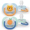 PHILIPS AVENT SUCCHIETTI AIR 0-6M AZZURRO CON DISEGNI 2 PEZZI