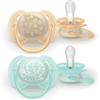PHILIPS AVENT SUCCHIETTI SOFT 0-6M ROSA E AZZURRO CON DISEGNI 2 PEZZI