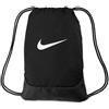 Nike Unisex Brsla Drawstrng - X Borsa Sportiva Black/Black/White One Size
