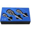 US PRO B4129 Mini Cricchetto Chiave A Cricchetto Corto 1/4 3/8 1/2 Stubby 3 Pezzi Set