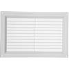 Vent Systems Copertura per sfiato dell'aria in plastica, 250 x 170 mm, colore bianco, con protezione contro i parassiti incorporata, copertura per ventilazione per la casa, 250 x 170 mm