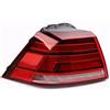 aejghfwjh Fanale Posteriore Per VW Per Golf 7.5 2018-2020 Fanale Posteriore Luce Di Segnalazione Stop Gruppo Esterno Automatico 5G9945095E 5G9945096E Fanali Posteriori(Low Outside Left)