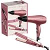 Demeliss SAINT ALGUE - Set completo per capelli + piastra per capelli, collezione esclusiva Cherry Sweetheart
