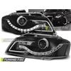 Tuning-Tec Coppia Fanali Fari anteriori diurni neri per Audi A3 8P da 05.2003 al 03.2008