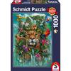 Schmidt Spiele 58960 Puzzle del Re della Giungla - 1.000 pezzi