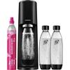 SodaStream TERRA, macchina per la produzione di acqua frizzante con bombola di CO2 ad attacco rapido, nero
