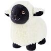Keel Toys KEELECO - Peluche 100% riciclato, giocattolo ecologico per bambini, 18 cm, colore: Pecora nera